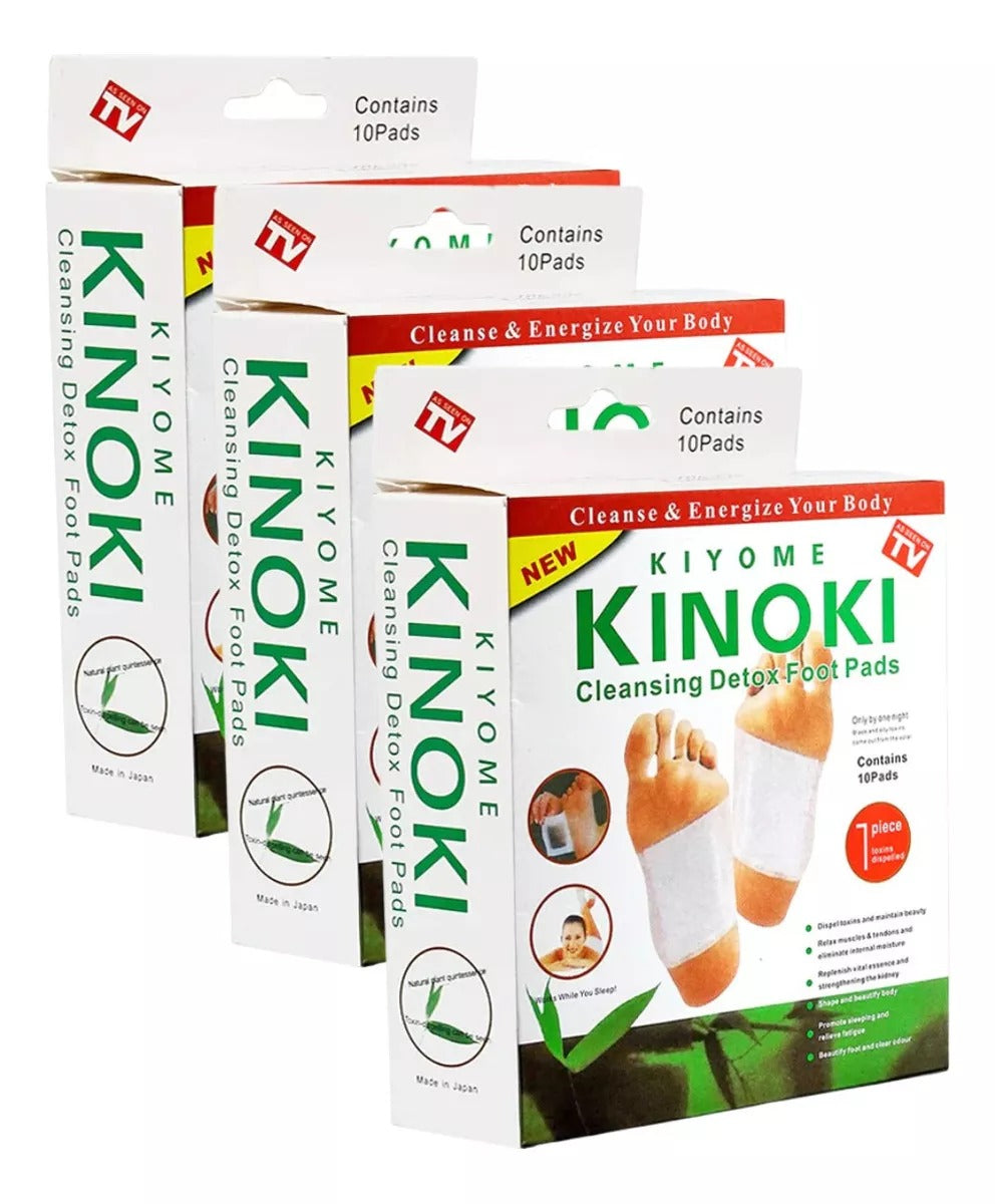 Parches Kinoki – Pack de 10 Almohadillas Detox para Pies